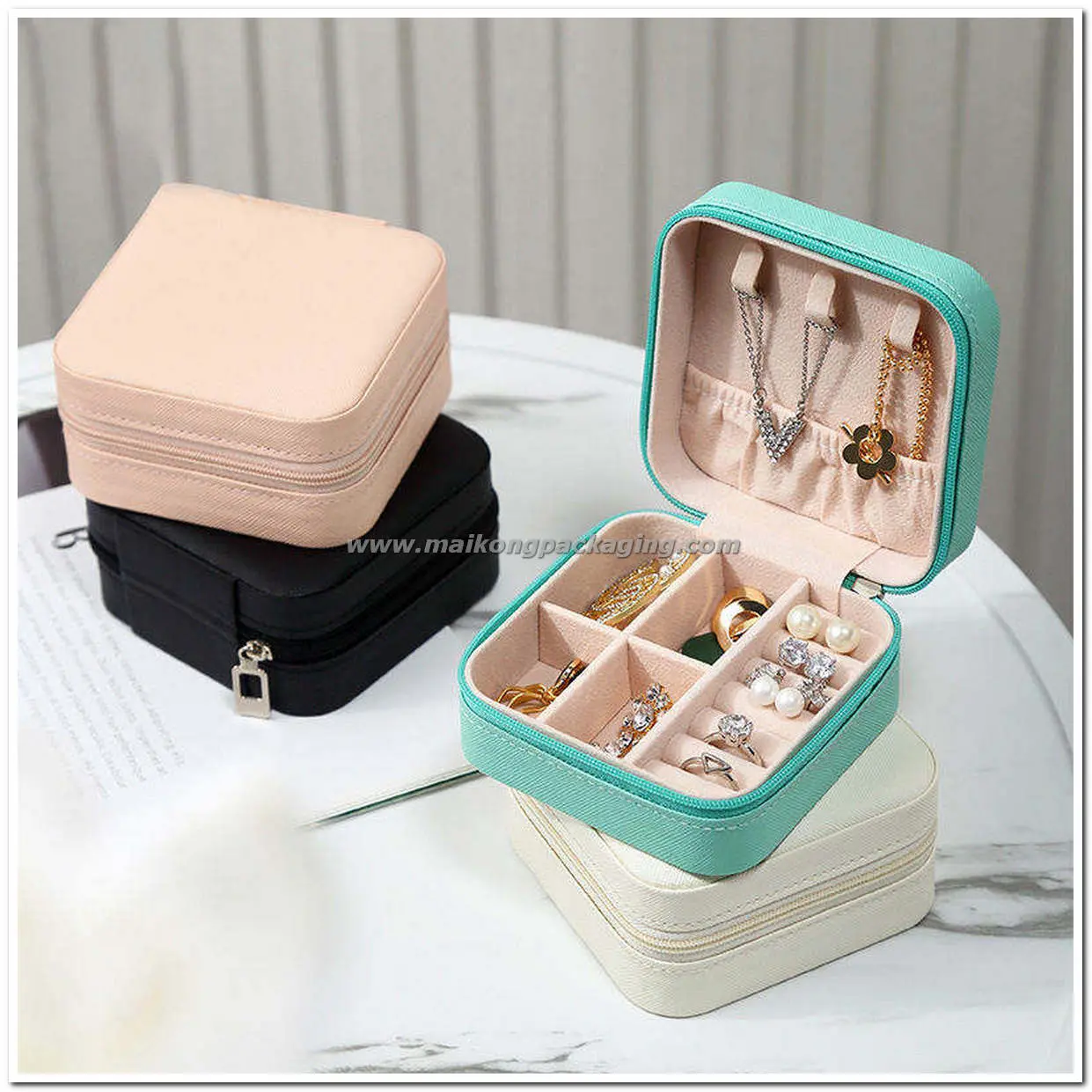 Customize Design Logo Printing Sets Schmuck Hexagon Box Jewelry Packaging 12 Foldable Magnetic Paper Gift Box with Logo 352