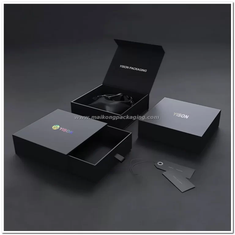 Wholesale Large Black Cardboard Paper Mailing Package Box 173